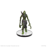 Green fantasy figure on a white background