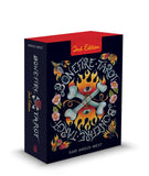 Box of Bonefire Tarot with colorful design and text on a white background