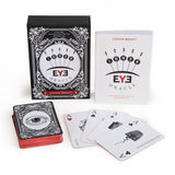 Playing cards with 'Inner Eye Oracle' design and packaging on a white background