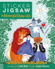 Sticker Jigsaw book cover featuring characters from 'The Wonderful Wizard of Oz' with stickers and puzzle pieces.