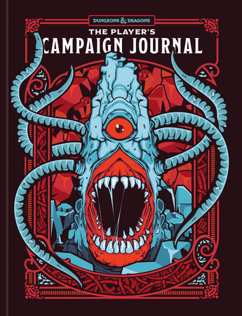 Dungeons & Dragons Player's Campaign Journal with monster illustration on cover