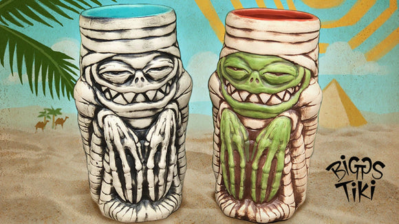 Biggs Tiki Rummy Mummy Tiki Mugs