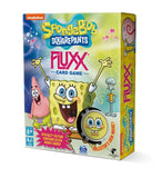 SpongeBob SquarePants Flux Card Game box on a plain white background, showing SpongeBob, Patrick, and other cartoon characters on the front and side panels.