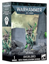 Warhammer 40K: Necron - Overlord with Translocation Shroud