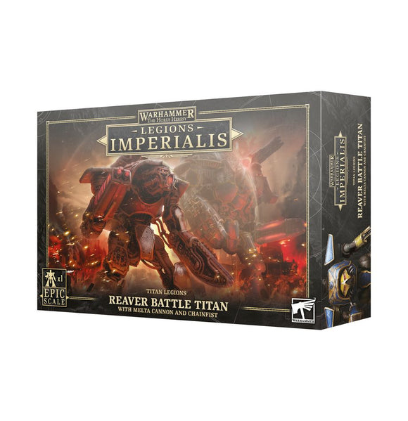 Warhammer Legions Imperialis: Reaver Battle Titan with Melta Cannon and Chainfist