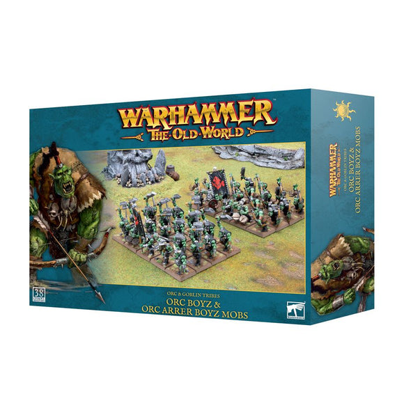 Warhammer: The Old World - Orc & Goblin Tribes - Orc Boyz & Orc Arrer Boyz Mob