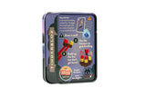 Tinderblock toy packaging with instructions and branding on a white background