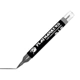 Playmarkers pen with black and white design on a white background