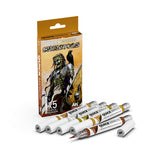 Quick Marker Skeletons packaging with markers on a white background