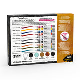 Box of AK Interactive Quick Markers acrylic paint set on a white background