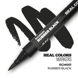 AK Interactive Markers: Real Color Markers - Rubber Black