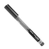 Gray marker with black cap on a white background