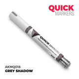Quick Markers marker pen with 'Grey Shadow' color on a white background