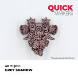 Decorative mask with intricate designs on a white background, featuring the brand 'Quick Markers'.