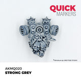 Decorative object with intricate designs on a white background, featuring the brand 'Quick Markers'.