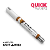 Quick Markers marker pen with 'Light Leather' color on a white background