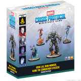 Marvel Crisis Protocol miniatures game character pack box with figures on a white background