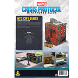 Marvel Crisis Protocol miniatures game NYC City Block terrain collection packaging
