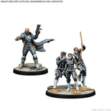 Four miniature figures on a white background with Marvel branding.