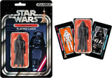 Star Wars Darth Vader playing cards packaging with cards displayed.