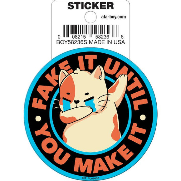 Tobe Fonseca: Fake It Until You Make It Cat Die Cut 3
