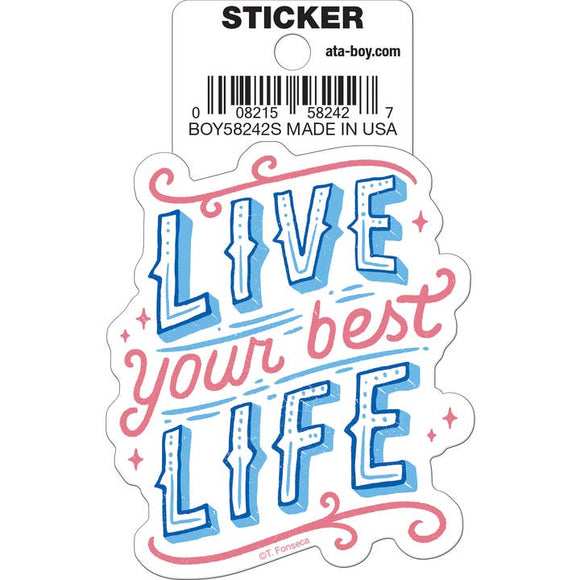 Tobe Fonseca: Live Your Best Life Die Cut 3