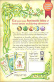 Advertisement for 'Once Upon a Time' storytelling card game with game cards and text.