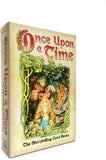 Card game box titled 'Once Upon a Time' with fairy tale illustration on a white background