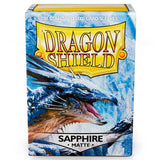 Dragon Shield Deck Protector Matte: Sapphire (100)