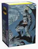 Batman-themed product packaging with cityscape and Batgirl illustration