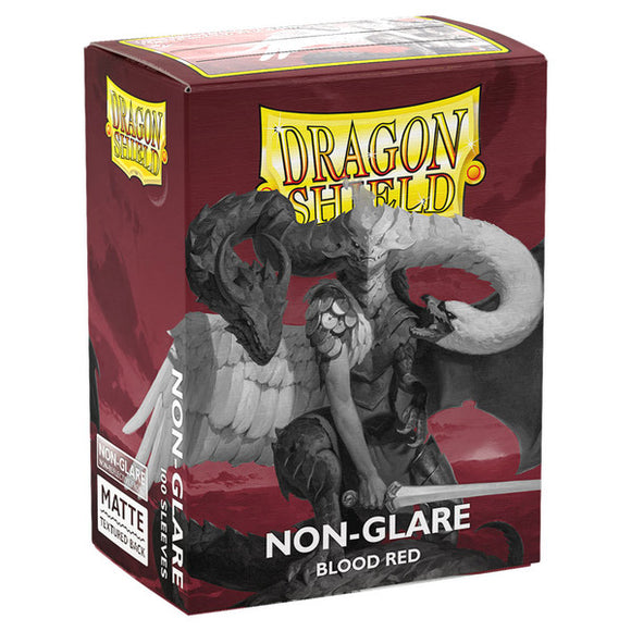 Dragon Shield Deck Protector Non-Glare Matte: Blood Red (100)