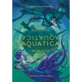 Book cover of 'Aquatica' with mermaid characters and underwater design.