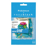 Pokémon x nanoblock building block set packaging with blue background