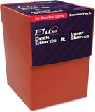 Box of Elite 2 Deck Guards and Inner Sleeves on a white background