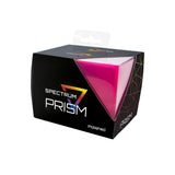Spectrum Prism packaging with a pink triangular object inside on a white background