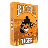 Bicycle Tiger playing cards packaging on a white background