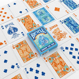 Bicycle playing cards with 'Under the Sea' design on a white background
