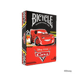 Bicycle Disney Pixar Cars playing cards packaging on a white background