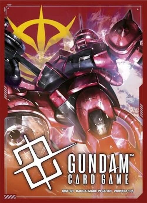 Gundam Card Game: Official Card Sleeves 01 - Char's ZakuⅡ/Zeon