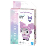 nanoblock Kuromi Ninja figure packaging with colorful design