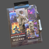 Dungeons & Dragons Wizard battle board packaging on a gray background