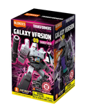 Transformers toy packaging with character illustration on a white background