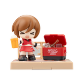 Figurine with a red cooler labeled 'MEIKO LAGER' on a white background