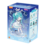 Box packaging of a character figure with blue hair and white outfit, featuring Blokes branding.