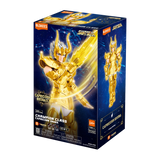 Boxed Saint Seiya figure of Capricorn Shura on a white background