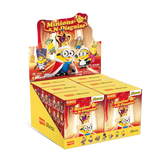 Display box of Minions N Disguise costumes with Minion characters on a white background