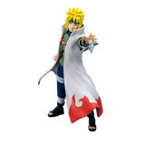 Action figure of a character from an anime series on a white background