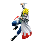 Action figure of a character from an anime series on a white background