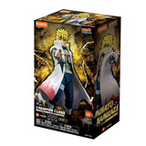 Boxed figure of a character from a popular anime series, featuring intricate design and branding.