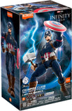 Boxed Captain America figure from Blokkees with Marvel branding